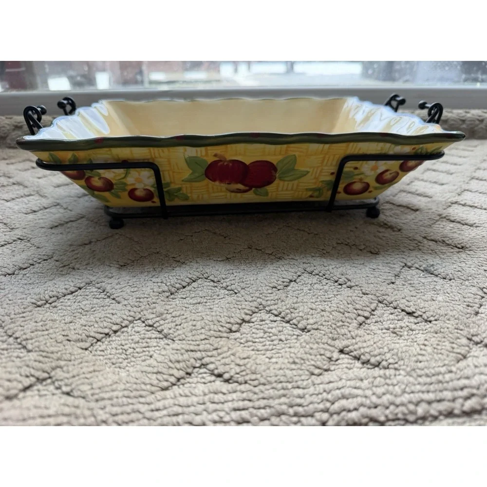 TEMP-TATIONS PRESENTABLE OVENWARE 2 PIECE BAKER